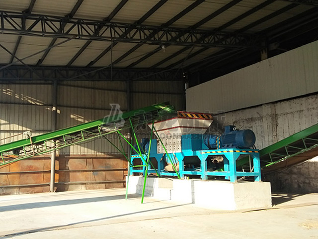 黑龍江稻草粉碎處理現場